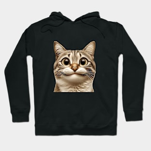 Happy cat face Hoodie